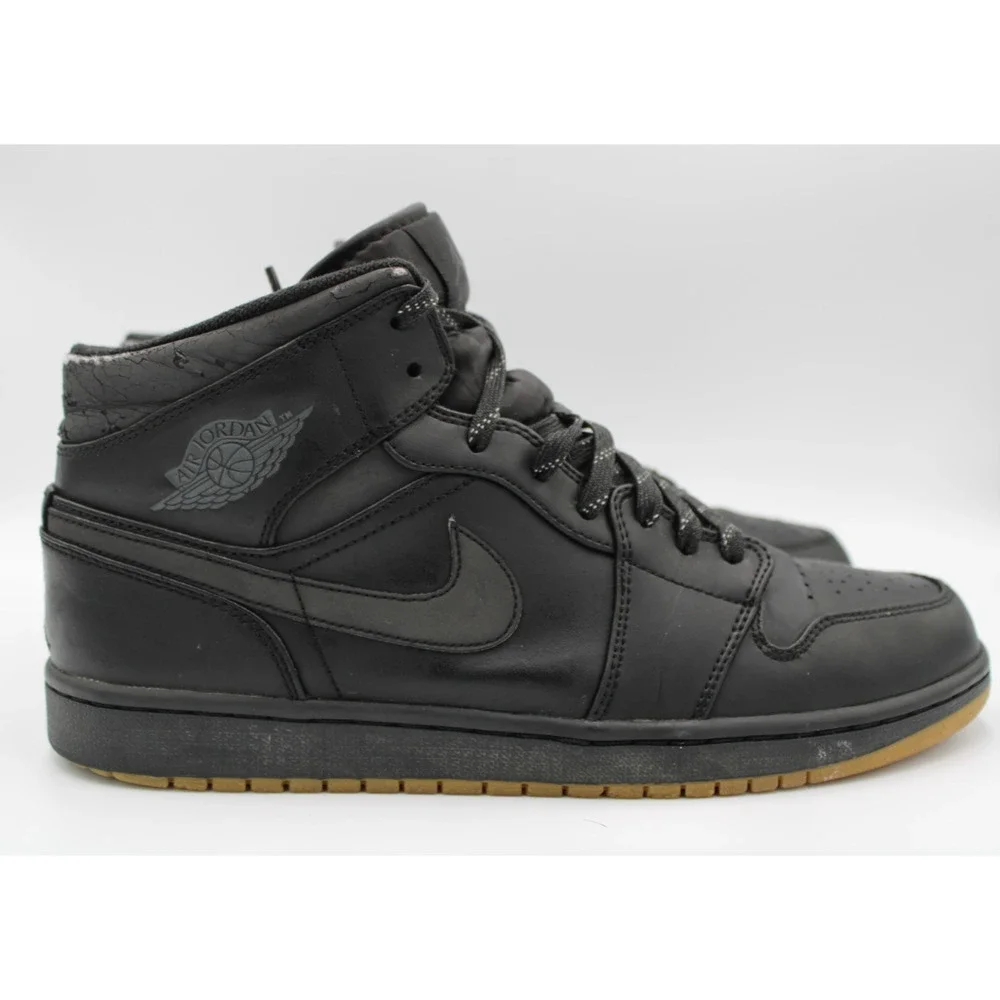 Size 11.5 - Jordan 1 Retro Mid Winterized Black Anthracite AA3992-002 MSRP $245
